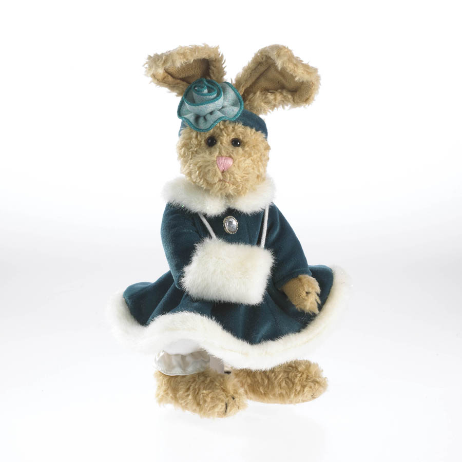 Boyds Bear Plush Emily Babbit Rabbit Hare  Holiday Outfit New Limited Edition