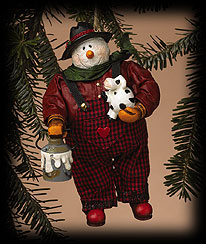 Farmer Frosty Ornament Boyds Bear