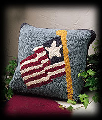 Flag Pillow Boyds Bear