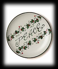 Peace Decorative Plate Boyds Bear