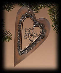 Twinkle Star Heart Ornament Boyds Bear